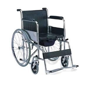 凯洋 座便轮椅 带便盆可折叠 KY608 老人 残疾人轮椅 免充气